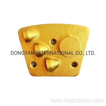 PCD Diamond Trapezoid Concrete Floor Grinding Shoe Discs Plates Tools